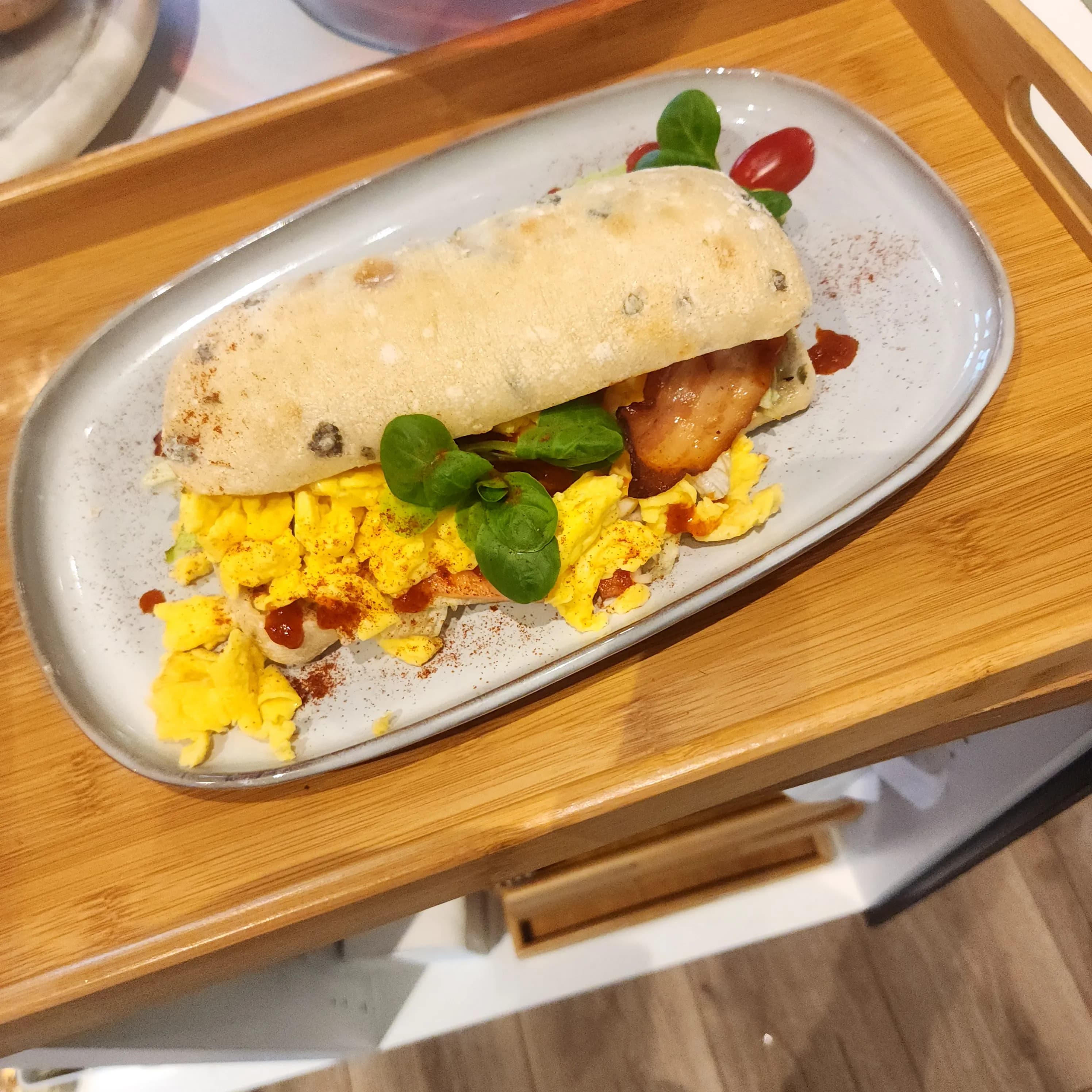 Scrambled Egg Ciabatta