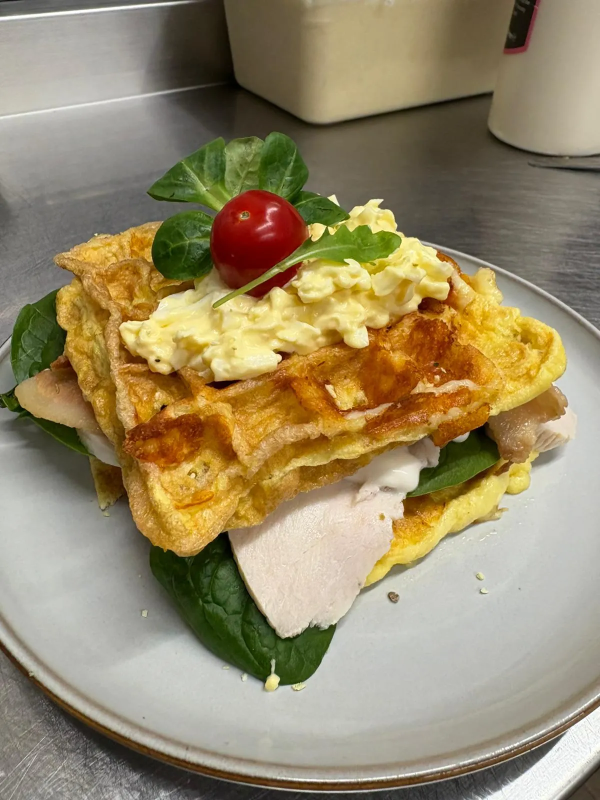 Mozzarella Omelette Sandwich (K) (GF)