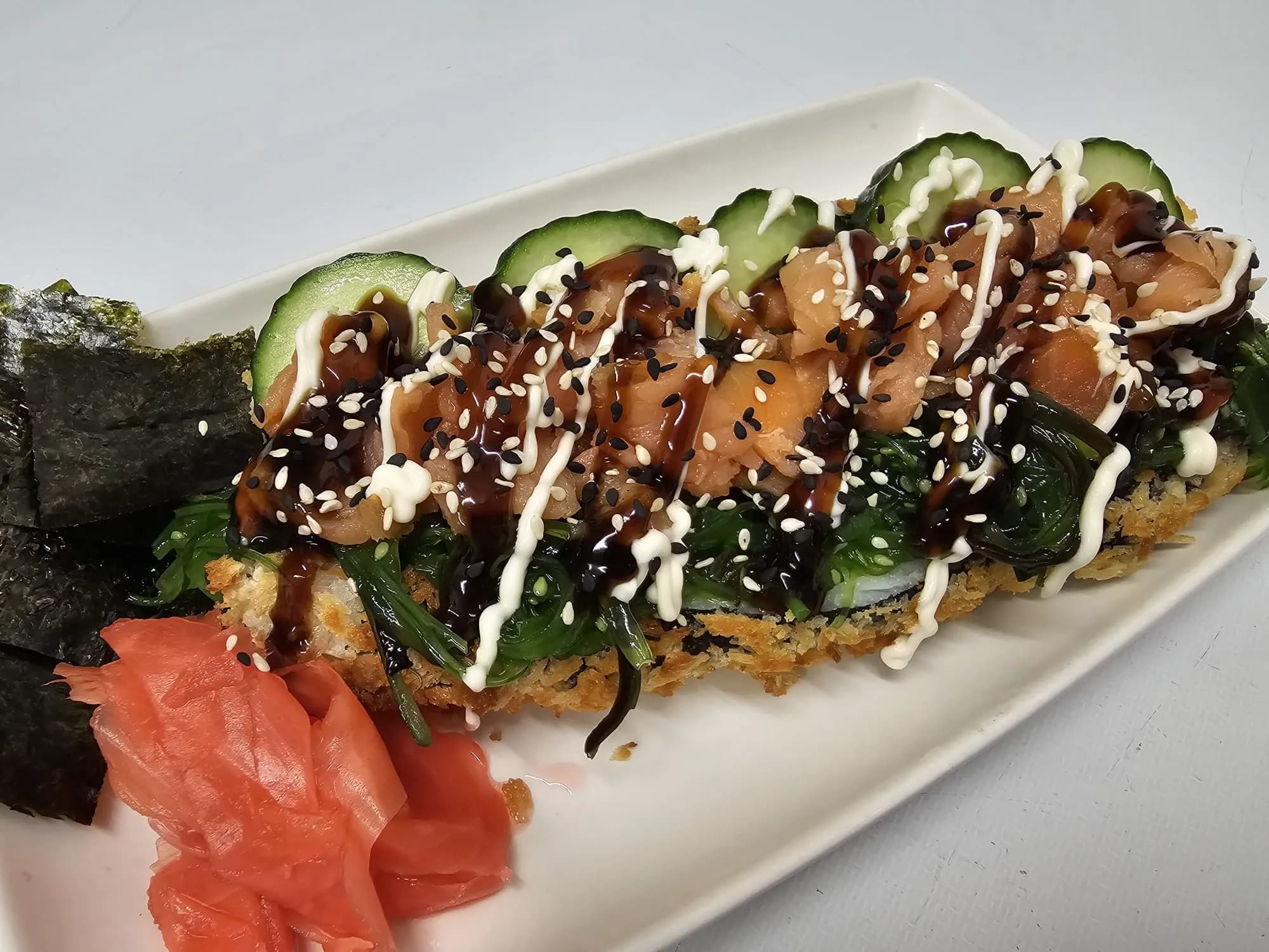 Air Fried Sushi Hot Dog
