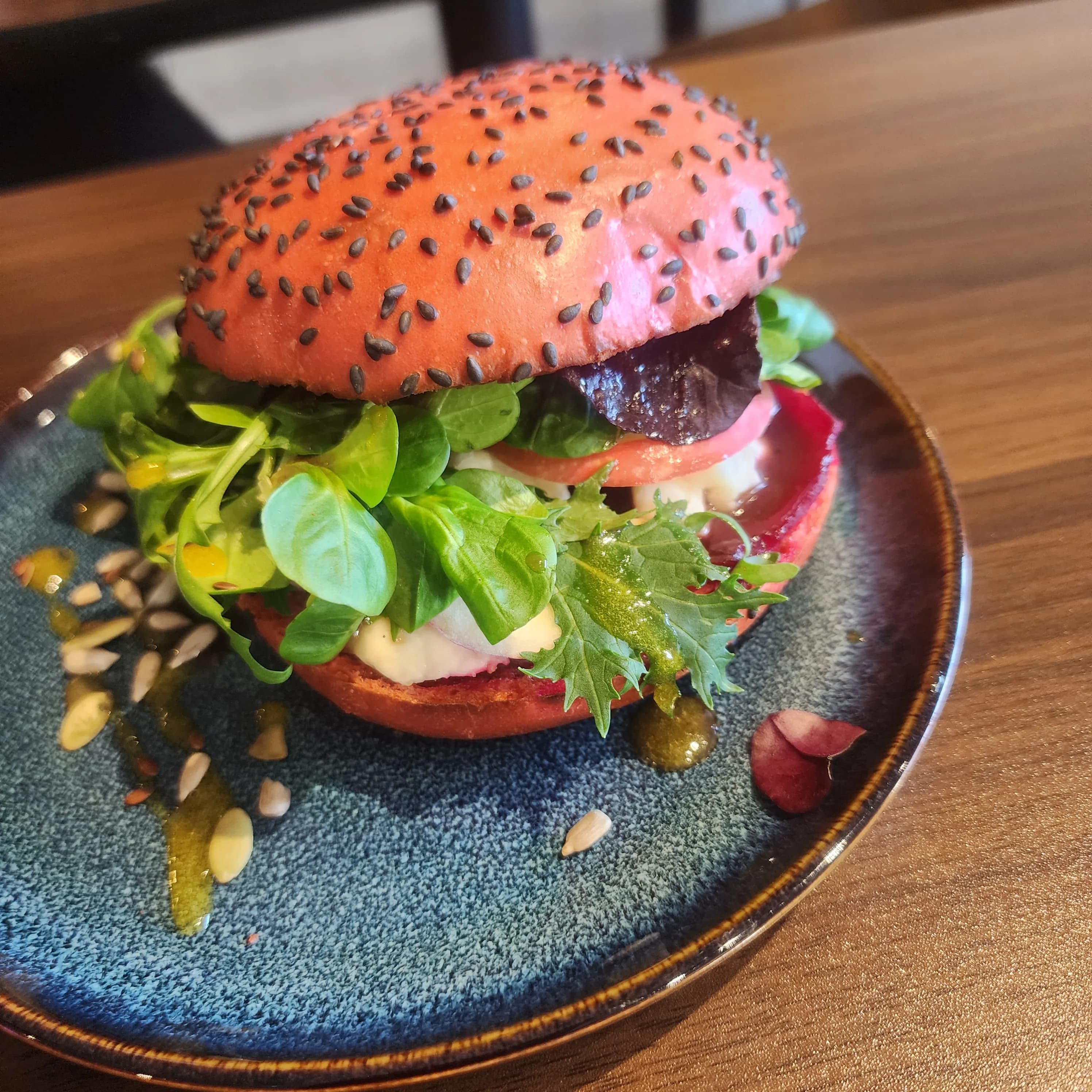 Beetroot - Feta Burger