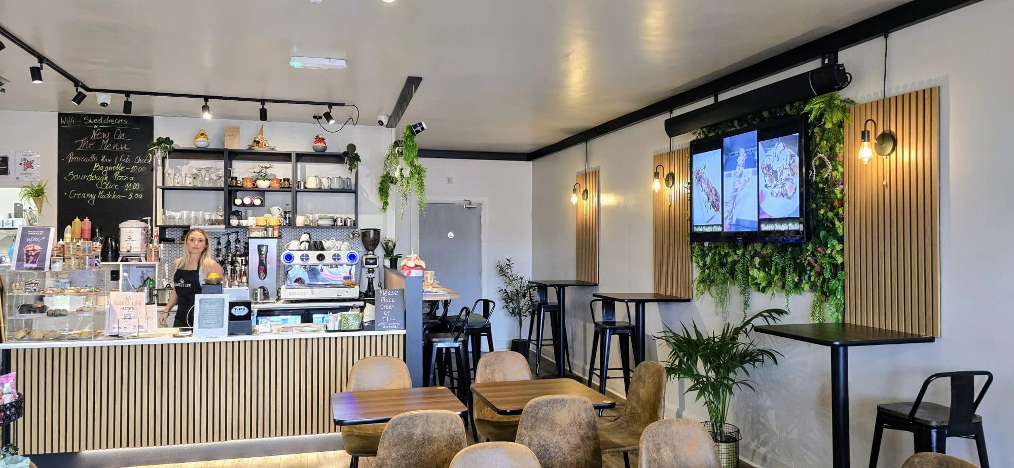 Inside Sweet Life Cafe